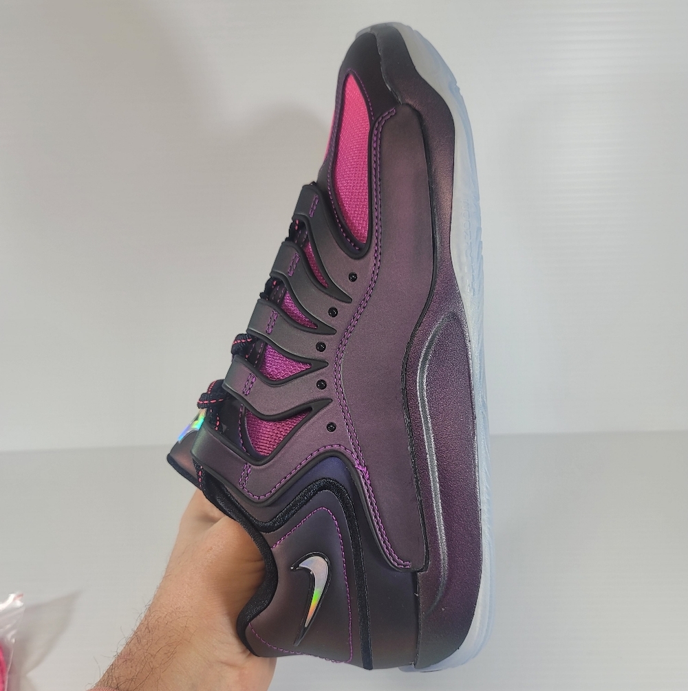 Nike KD 18 Eggplant Vivid Purple Black Basketball IM5843-500 Mens Size Shoes - Picture 6 of 10
